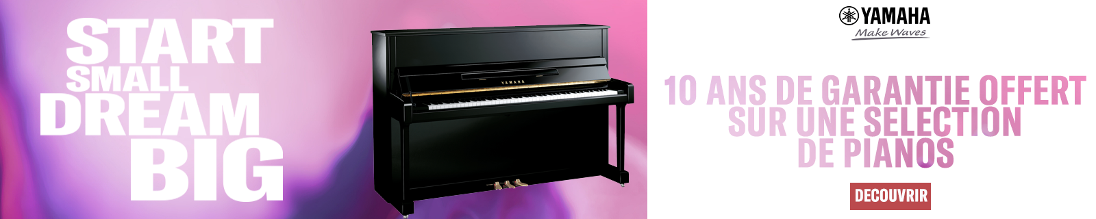 garantie piano Yamaha