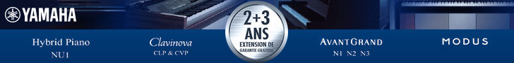 Garantie 5 ans piano numérique Yamaha clavinova